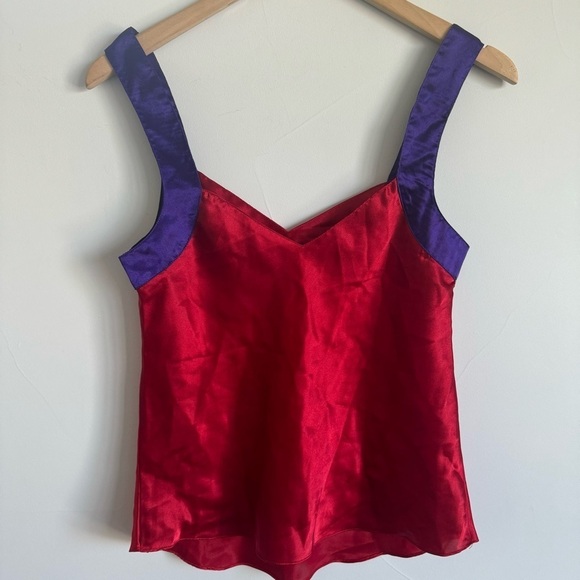 Victoria’s Secret Vintage Gold Label Red and Purple Cami Size Small - Picture 5 of 7